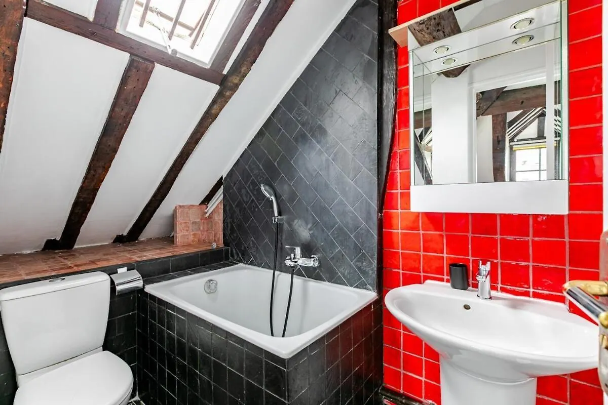Studio Sous Les Poutres A Parijs Appartement